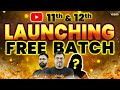 Class 11th & 12th FREE BATCH LAUNCH 🔥 | CBSE + JEE 2024 |  Vedantu JEE Made Ejee