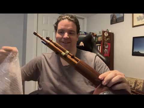 Unboxing a set of Quietpiper (Robert Felsburg) small pipes