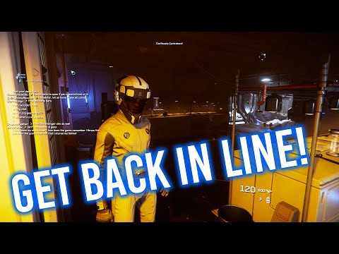 WHAT HAPPENS WHEN YOU CUT IN LINE AT JUMPTOWN...  STAR CITIZEN GAMEPLAY