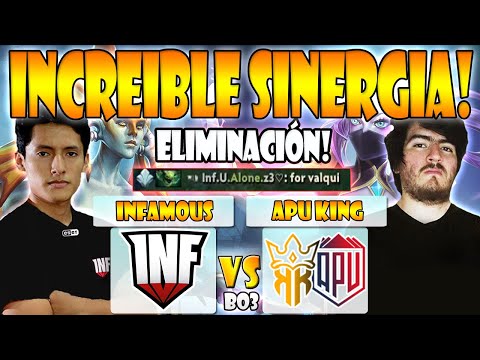 INFAMOUS VS APU KING OF KINGS BO3[GAME 2]ELIMINACIÓN DPC SA 2022 Tour 1-REGIONAL FINALS-DOTA 2 PRO