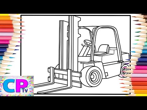 Forklift Coloring Pages/Machines Coloring/Disfigure - Blank VIP (feat. Tara Louise) [NCS Release]