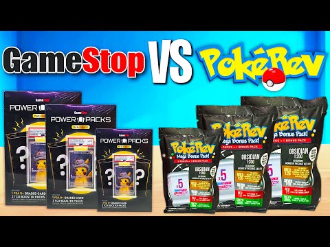 GameStop VS PokéRev Pokémon Mystery Packs (WHAT'S BETTER?)