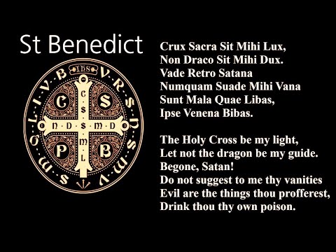 St  Benedict Prayer LATIN 1 HOUR (CRUX SACRA)
