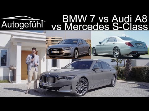 BMW 7 Series vs Audi A8 vs Mercedes S-Class Best luxury sedan comparison review