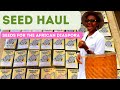 MASSIVE Seed Haul For Gardening 2022 AFRICAN Tropical Vegetable Seeds In The USA