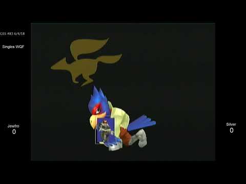 GSS #83 SSBM - Jewfro (C. Falcon) vs. GVS | Silver Alloy (Falco) - Melee WQF