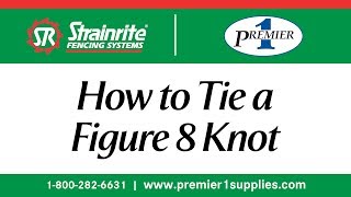 How to Tie a Figure 8 Knot