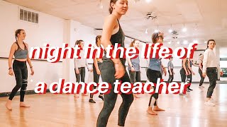 night in the life of a dance teacher
