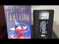 Opening To Walt Disneys Fantasia 1991 VHS