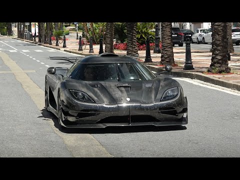 Supercars in Puerto Banus May 2025 | Koenigsegg One:1, Chiron SuperSport, 12Cilindri, Aventador SV