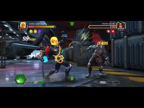 6 Star R3 Cosmic ghost rider damage and rotation, wow!!! Marvel contest of champions