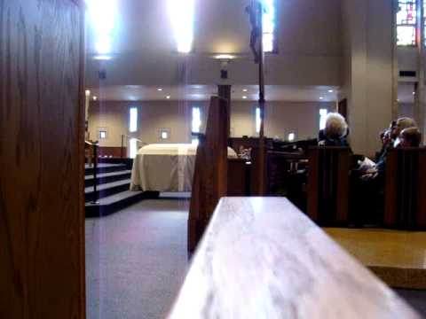 FUNERAL MASS FOR DAVID DALHOVER, 10/23/2010, Gospel Acclamation and Priest's message