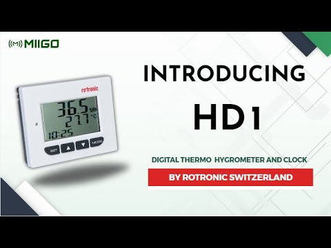 Digital Thermo Hygrometer - Rotronic HD 1