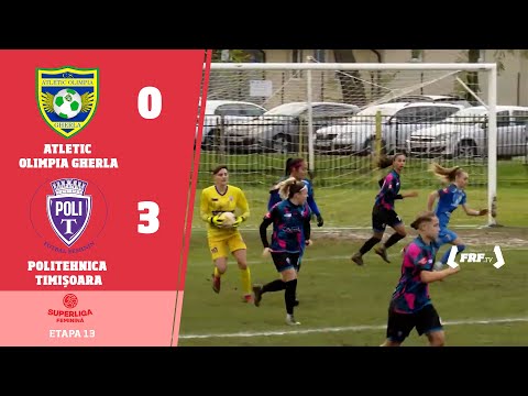 SuperLiga Feminină, Etapa 13: Atletic Olimpia Gherla - Politehnica Timișoara 0-3, 22.11.2025