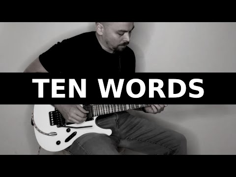 Joe Satriani - Ten Words - Electric guitar cover by Zakl music