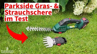 Parkside (LIDL) Akku-Gras- und Strauchschere PAGS 20-Li A1 im Test!