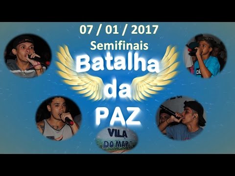 BATALHAS de RAP | Batalha da paz - Fortaleza | Semifinais 07/01/2017
