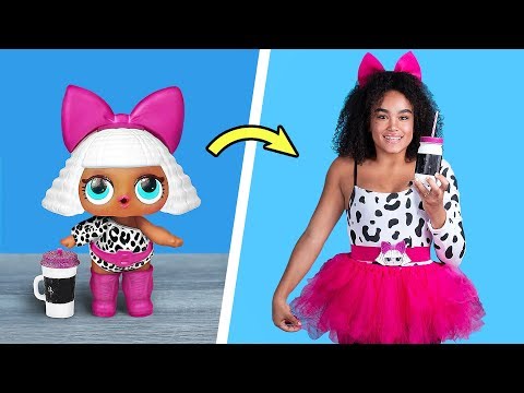 LOL Surprise Dolls In Real Life / 10 LOL Surprise Hairstyle And Clothes Ideas