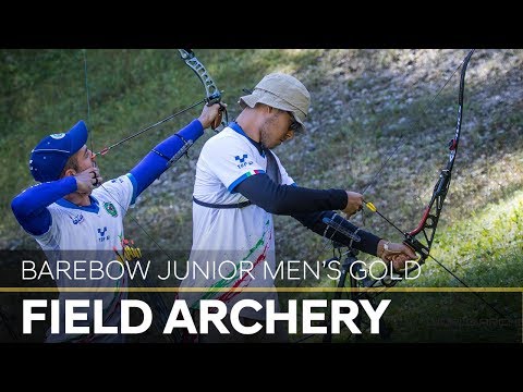 Eric Esposito v David Bianchi – barebow junior men gold | Cortina 2018 World Field