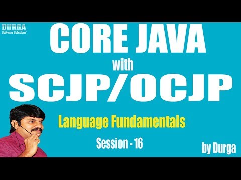 Core Java with OCJP/SCJP: Language Fundamentals Part-16 || Java Coding Standards