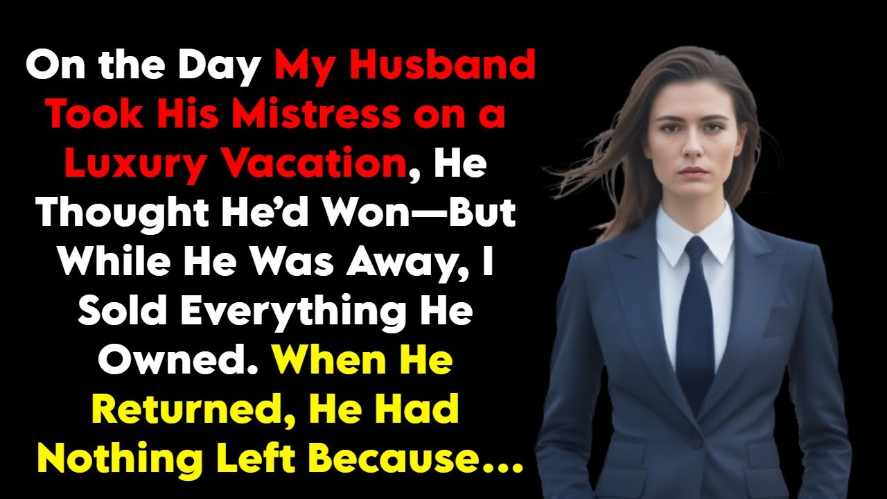 Husband Took His Mistress on a Vacation—I Sold Everything He Owns While He Was Gone