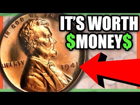 1941 PENNY NO MINT MARK COIN - RARE WHEAT PENNIES WORTH MONEY!