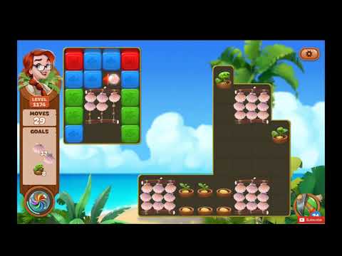 Lost Island Blast Adventure Level 1174 NO BOOSTERS - A S GAMING