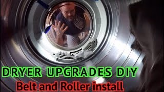 Clothes Dryer Roller and Belt Repair DIY — Kenmore, LG, Whirlpool