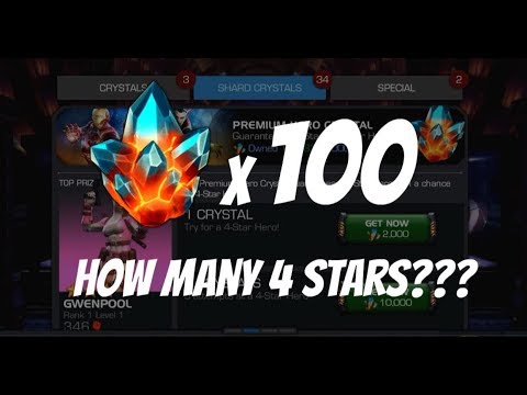 100 Premium Hero Crystals Opening - Marvel Contest of Champions