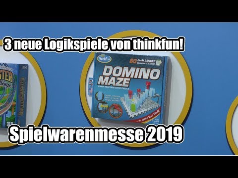 Spielwarenmesse 2019: Ravensburger - thinkfun mit 3 Logikspielen: Invasion, Domino Maze, Cat Crimes