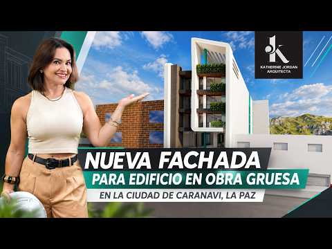 NUEVA FACHADA PARA EDIFICIO EN OBRA GRUESA EN CARANAVI, LA PAZ
