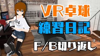 [VR卓球] F/B切り返し多球練習 [Eleven: Table Tennis VR]