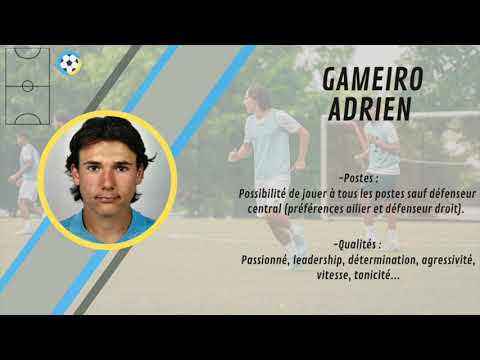 ADRIEN GAMEIRO Highlights (AC Ajaccio - National 3).