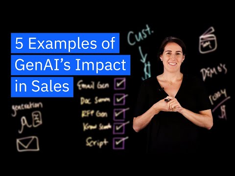 5 Examples of Generative AI's Impact In Sales