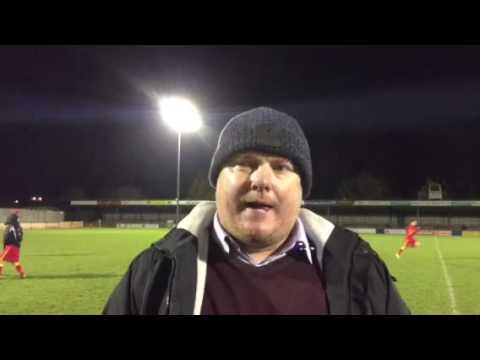 King's Lynn Town 1 Banbury United 0. Gary Setchell interview.