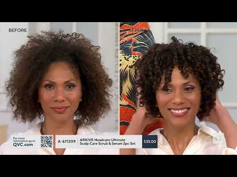 ARKIVE Headcare Ultimate Scalp Care Scrub & Serum 2pc Set on QVC
