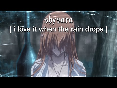 I Love It When The Rain Drops - alivetonight