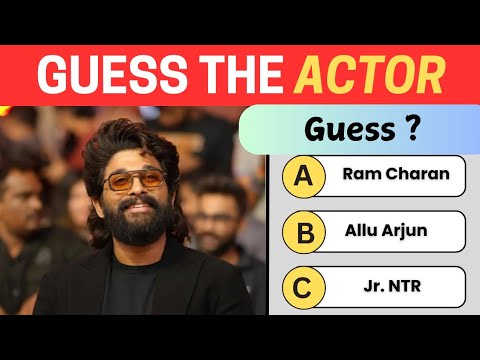 Guess the actor in just 3 seconds 🏅🧠 | Guess the actor | Actor quiz | Quiz Wallah