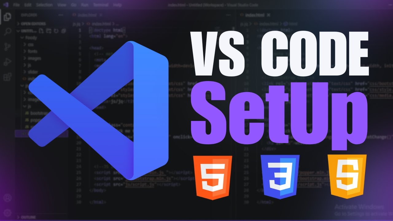 How to Setup Visual Studio Code for Web Development | HTML, CSS, and JavaScript