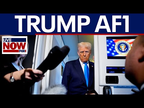 Video | Pres. Trump speaks to media en route to South Korea