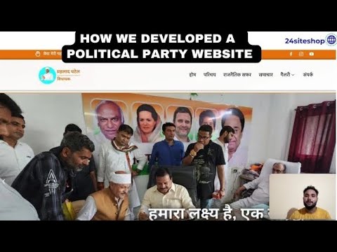 Political Party / Politician Website — client website video