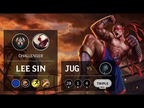 Lee Sin Jungle vs Kindred - EUW Challenger Patch 9.8