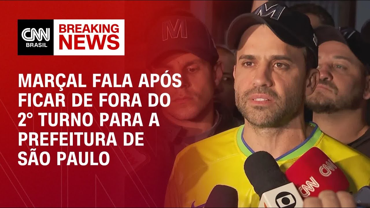 Marçal fala após ficar de fora do 2° turno para a Prefeitura de São Paulo | CNN Eleições