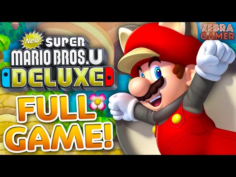 New Super Mario Bros. U Deluxe Full Game Walkthrough!