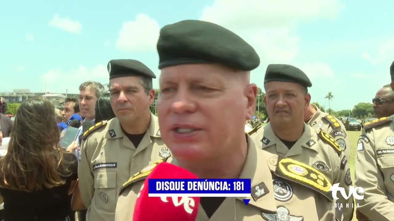 MAIS DE 100 PMS DA 'CAATINGA' REFORÇAM A SEGURANÇA PÚBLICA EM SALVADOR | TVE NOTICIAS 22/10/2024