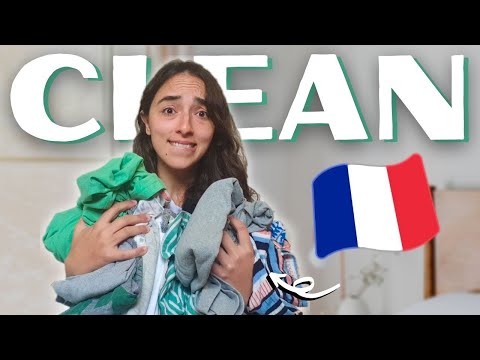 SPRING CLEAN with me in FRENCH! (English subtitles)