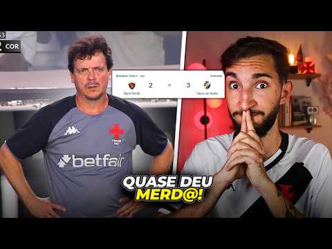 Vasco 3 x 2 Sport - NO SUFOCO! DINIZ QUASE FAZ MERD@! 🤬