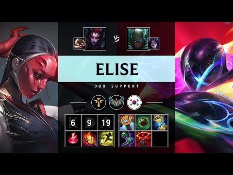 Elise Support vs Pyke - KR Challenger Patch 25.21