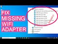 How To Fix Wireless Adapter Missing In Windows 10 Get WiFi Adapter Back