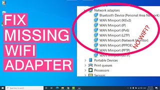 How To Fix Wireless Adapter Missing In Windows 10 